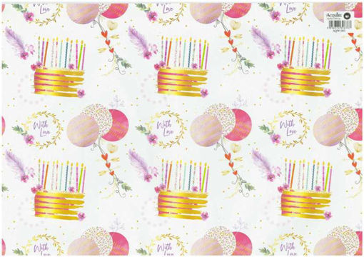 Picture of GIFT WRAPPING BIRTHDAY CAKE